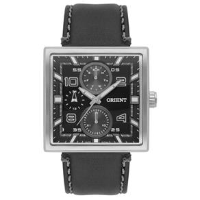 Relógio Orient Masculino Unique Couro - Gbscm005 P2Px - Preto