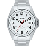 Relógio Orient MBSS1171 S2SX masculino prateado mostrador branco