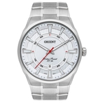 Relógio Orient MBSS1370 S1SX masculino prateado mostrador branco