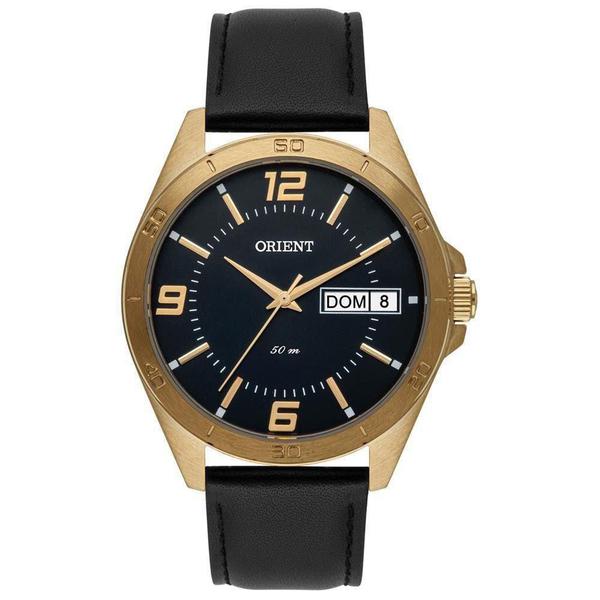 Relógio Orient MGSC2002 P2PX Dourado Pulseira Couro