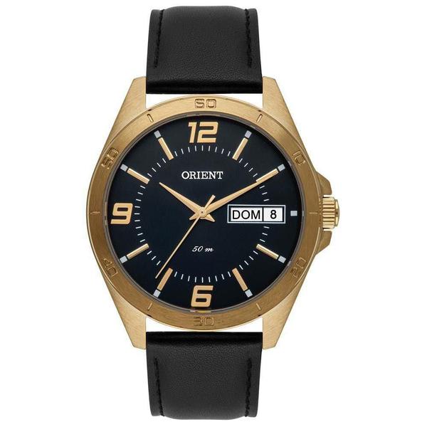 Relógio Orient MGSC2002 P2PX Dourado Pulseira Couro