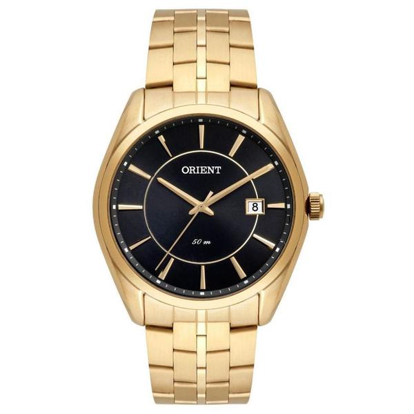 Relógio Orient MGSS1164 G1KX Masculino Dourado Mostrador Preto