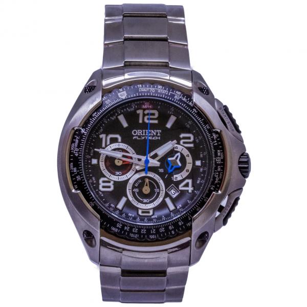 Relógio Orient New Flytech Cronógrafo Titanium Masculino - MBTTC015/P2GX