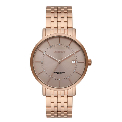 Relógio Orient Ouro Rosa Feminino Frss1041r1rx