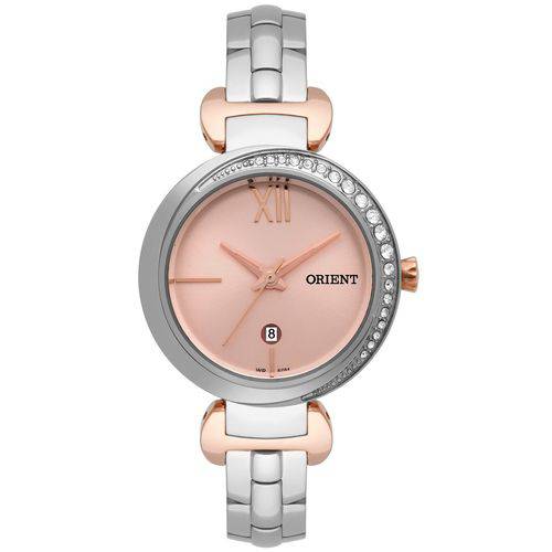 Relógio Orient Prata Rosê Feminino Ftss1122 R3sr