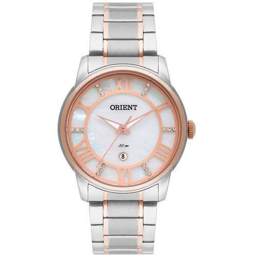 Relógio Orient Prata Swarovski Feminino Ftss1111 B3sr