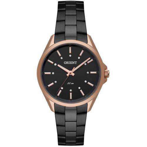 Relógio Orient Rosê Preto Feminino Ftss0069 G1px