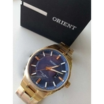 Relógio Orient Social MGSS1175 Dourado e azul
