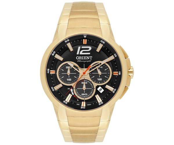 Relógio Orient Solar Tech Masculino Solar Mgssc017 Dourado P2kx