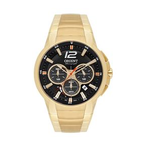 Relógio Orient Solar Tech Masculino Solar Mgssc017 Dourado