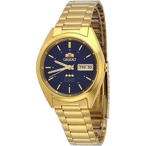 Relógio Orient 3 Stars Gold Fab00002d