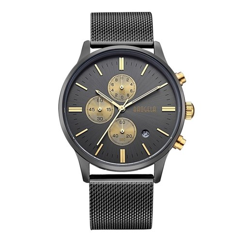 Relógio Original Chronograph Pulseira Malha de Aço - Oferta (Modelo 01)