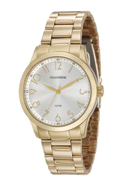 Relógio Original Feminino Dourado Mondaine 99240lpmvde1