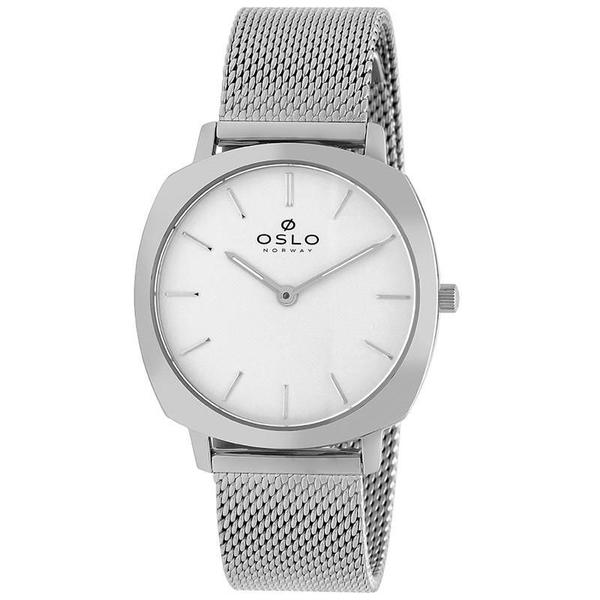 Relógio Oslo Feminino Prata Modelo Mesh - OFBSSS9T0009