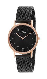 Relógio Oslo Feminino Slim Rosé com Black Oftsss9t0003 P2px