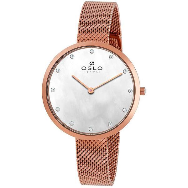 Relógio Oslo Masculino Madrepérola e Rose - OFRSSS9T0011