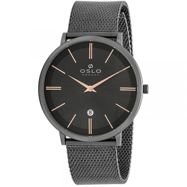 Relógio Oslo Masculino Preto e Rose - OMBTTSOR0002