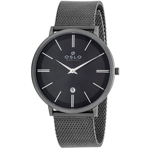 Relógio Oslo Masculino Preto - Ombttsor0001