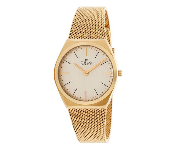 Relogio Oslo Slim Feminino Dourado Ofgsss9t0005 C1kx