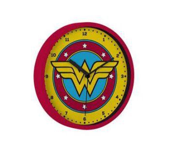 Relógio Parede 30cm Logo Mulher Maravilha DC Comics - Urban