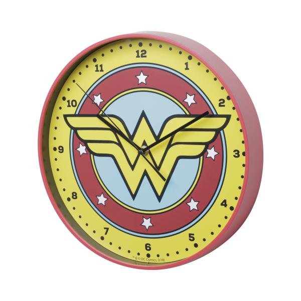 Relógio Parede 30cm Logo Mulher Maravilha DC Comics - Urban