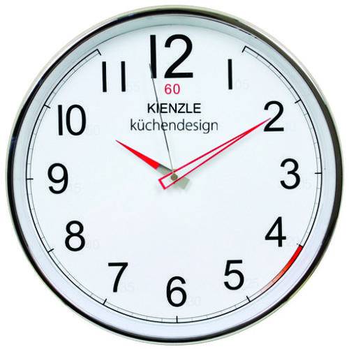 Relógio Parede 30cm White Cozinha Branco Novo Kienzle