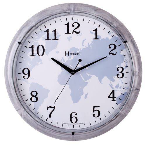 Relógio de Parede Analógico Herweg 6712 079 Alumínio