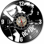 Relógio Parede ACDC Bandas Musica Disco Vinil LP Decoração