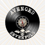Relógio Parede Avenged Sevenfold Bandas Metal Core Vinil LP
