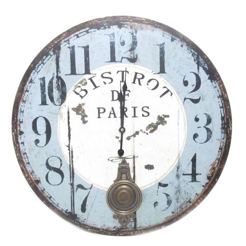 Relógio Parede Bistrot Paris