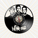 Relógio Parede Blink 182 Bandas Rock Punk Vinil LP Decoração