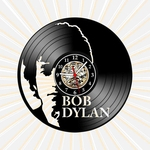 Relógio Parede Bod Dylan Banda Rock Vinil LP Decoração Retrô