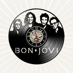 Relógio Parede Bon Jovi Bandas Rock Musica Vinil LP Clock