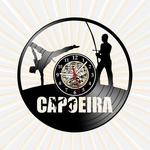 Relógio Parede Capoeira Luta arte marcial Esportes Vinil LP