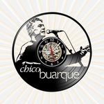 Relógio Parede Chico Buarque MPB Bossa Nova Musica Vinil LP