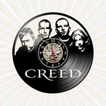 Relógio Parede Creed Bandas Rock Pop Musica Vinil LP Arte