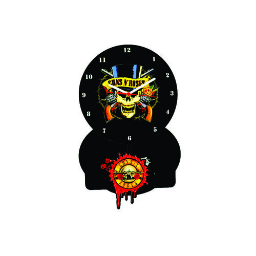Relógio Parede de Pêndulo - Guns N' Roses