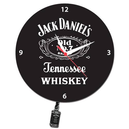 Relogio Parede de Pendulo - Jack Daniels