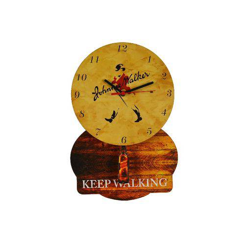 Relógio Parede de Pêndulo - Keep Walking