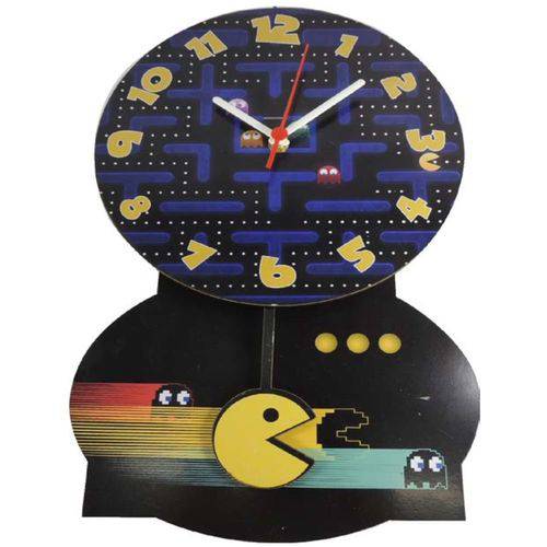 Relógio Parede de Pêndulo - Pacman