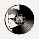 Relógio Parede Elvis Presley Bandas rock 50 Vinil LP Decor