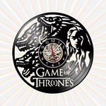 Relógio Parede Game of Thrones Filmes Series Nerd Vinil LP