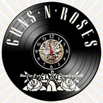 Relógio Parede Guns n Roses Bandas Rock Hard Vinil LP Retrô