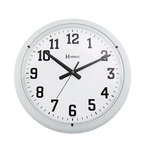 Relógio Parede Herweg 6129 132 Branco Grande 40cm