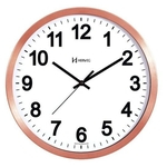 Relógio Parede Herweg 6726 319 Aluminio Rosê Fosco 36,5cm