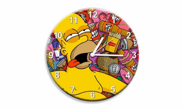 Relógio Parede Hommer Simpson - Tecnolaser