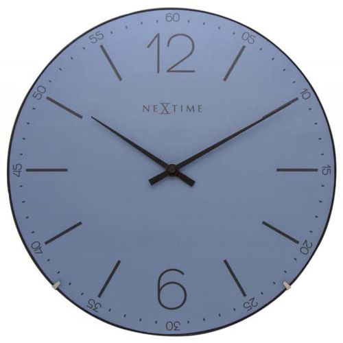 Relógio Parede Index Dome Bluenextime D=35cm