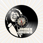 Relógio Parede James Brown Funk Soul Musica Vinil LP Arte