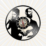 Relógio Parede Jorge e Mateus Sertanejo Musica Vinil LP