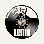 Relógio Parede Lenin Comunismo Rússia Disco Vinil LP Decor